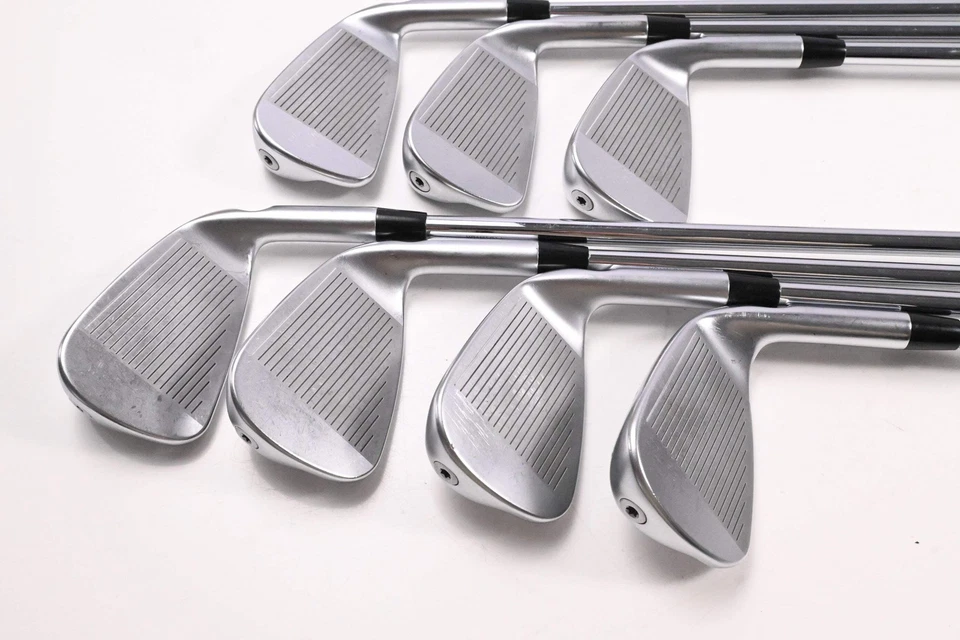 Left Hand Ping i525 Irons / 4-PW / White Dot / Stiff Flex Ping AWT 2.0 Shafts - Image 3 of 4