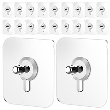 20 Pcs Hanging Nails Picture Without Adhesive Screw Sticker Hanger