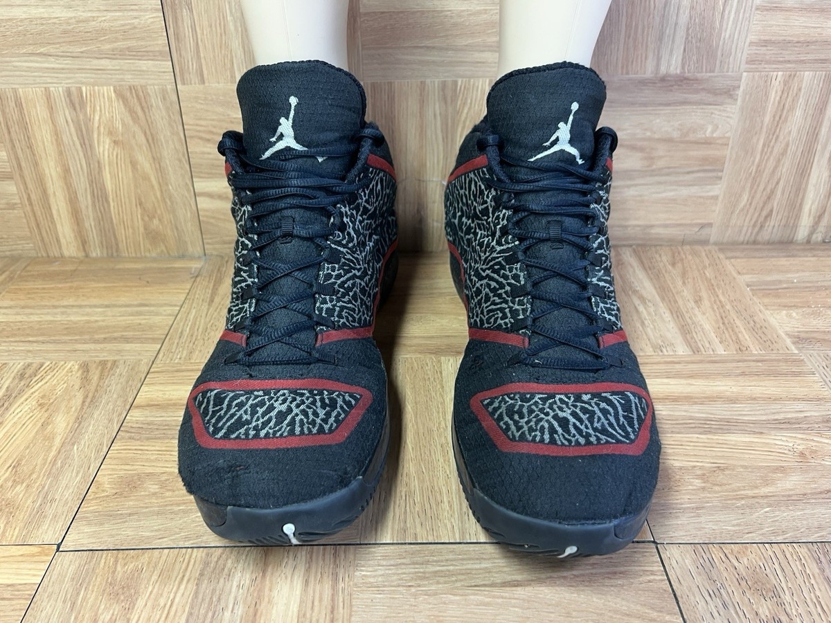 RARE Sz 14 - Nike Air Jordan 29 Black White Gym Red 695515-023