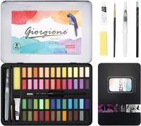 Aquarell-Farbkasten 48 Farben Wasserfarben-Set FüR Reisen KüNstlerbedarf 0,001 L