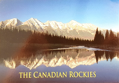 Nostalgische Ansichtskarte, Rocky Mountains, Alberta, Banff, Kanada, Panorama