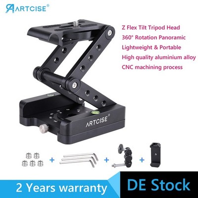 M-Type Flex Stativ Halter Z-Bracket Stativadapter Stativ Klappbar Pan Tilt Kopf