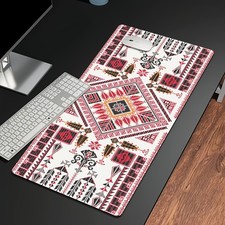 40 90cm Extra Large  XXL Geometric Pattern Gaming Mouse Pad - Non-Slip Rubber B