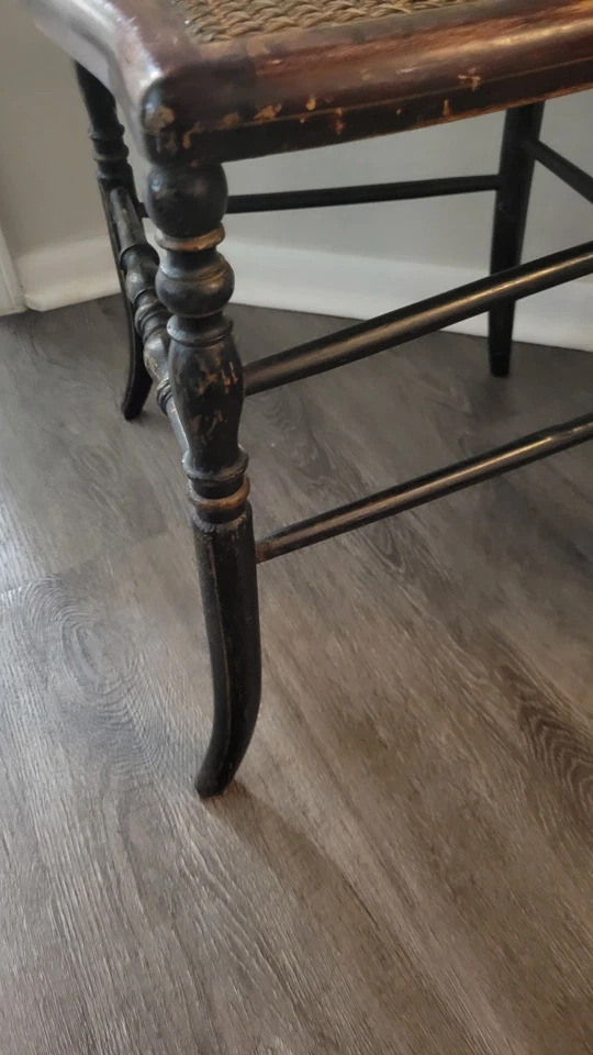 Silla antigua de la era Napoleón III Foto 3 de 4