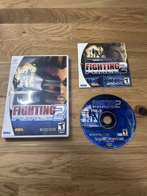 Fighting Force 2 Sega Dreamcast 1999 Core Eidos Custom DVD Case & Manual