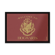 Official Harry Potter Welcome To Hogwarts Entrance Mat