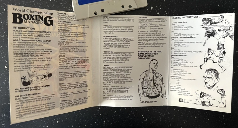 World Championship Boxing Manager - Goliath Games - Commodore 64 C64 - Tested - Image 4 of 4