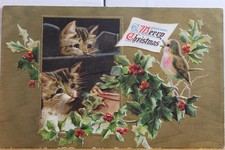 Christmas A Merry Xmas Postcard Old Vintage Card View Standard Souvenir Postal