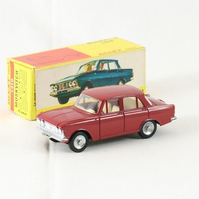Dinky Spielzeug F Nr. 1410 Moskwitsch 408 1/43 Nie Gespielt Schachtel Rastnase