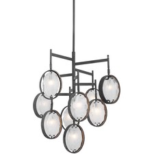 Uttermost 21317 Maxin Chandelier Dark Hammered Bronze