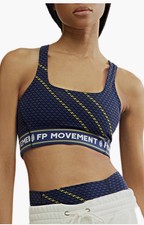 Free People FP Movement Never Better Sports Bra Black Combo