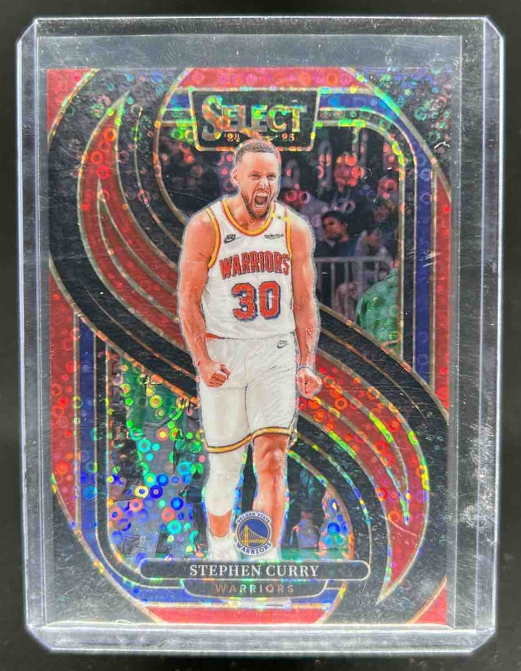 2024-25 Select Stephen Curry Premier Red Disco Prizm #37/49 Warriors