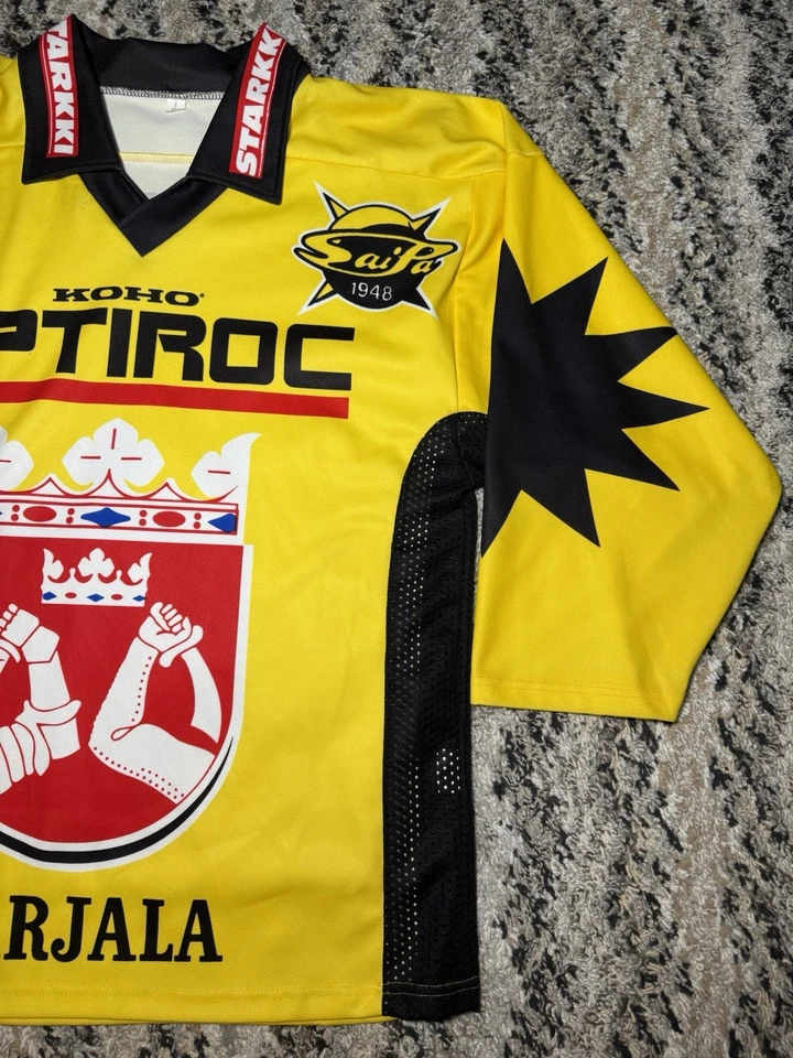 Vintage SaiPa Lappeenranta FINLAND EUROPEAN LEAGUE HOCKEY RARE! Adult Small - Image 2 of 4