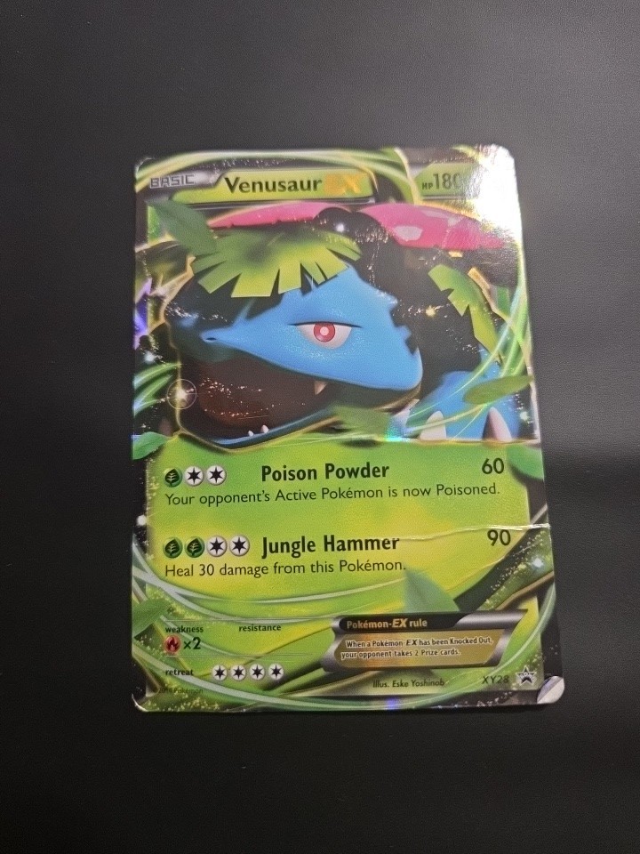 Venusaur EX XY28 Black Star Promo Holo Pokemon Card 