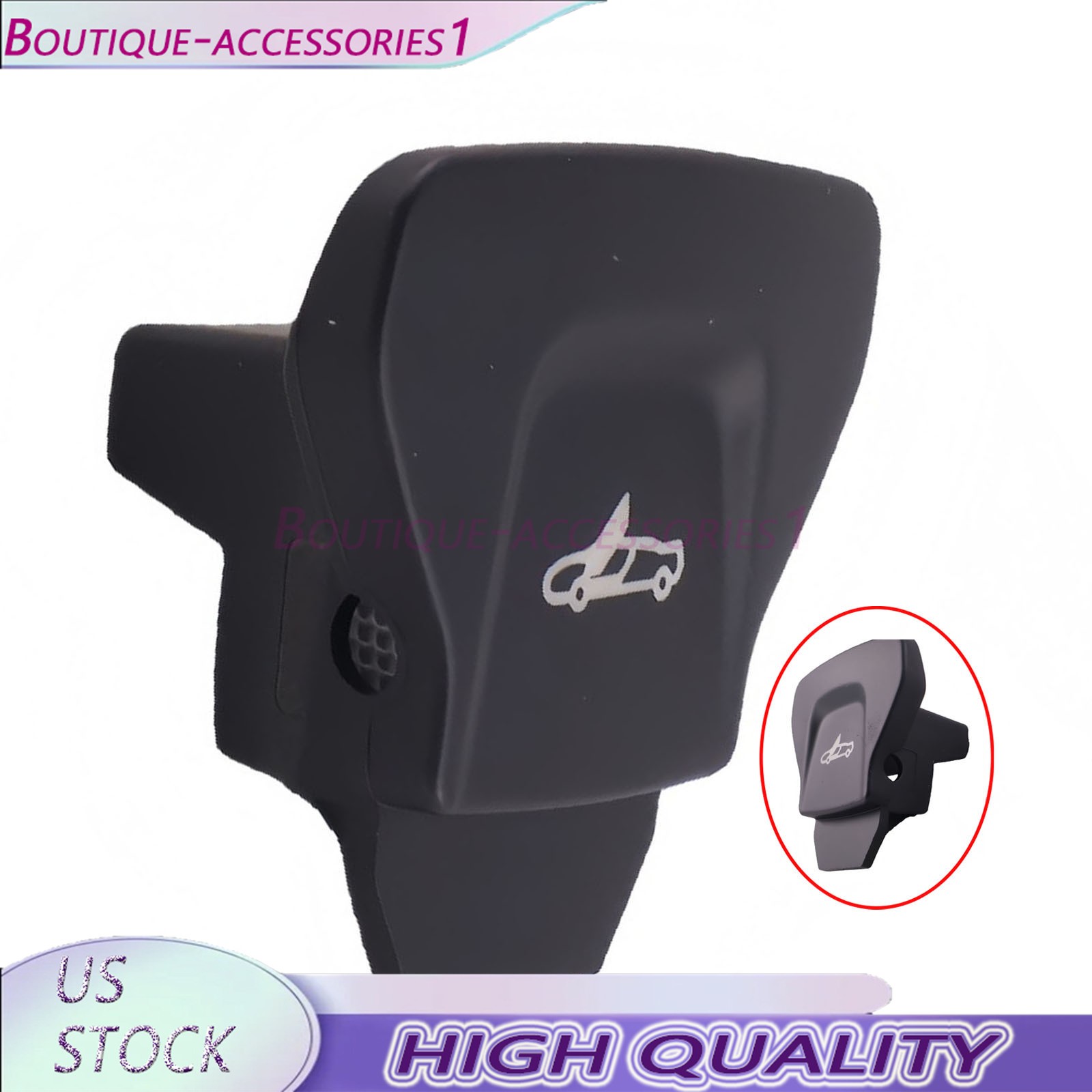 NEW Black Right Side Door Control Switch Button 13M0434CP Fit McLaren 570S 600LT
