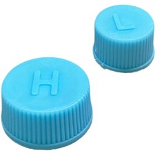 A/C Valve Core Caps for R134a Systems, Leakproof Air Conditioning Seal Kit