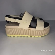 Reef Water Vista Higher Platform Sandal  Sandals Lime 1559 Womens Shoes Size 8