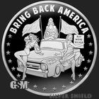 Bring Back America -1 oz .999 Fine Silver w/COA and Box - MINIMINTAGE of 599
