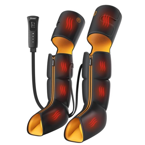 Leg Massager with Heat and Air Compression, Foot Calf & Thigh Massage for Cir...