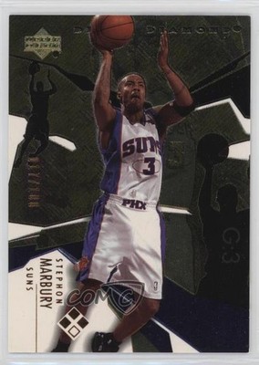 2003-04 Upper Deck Black Diamond Bronze 17/100 Triple Stephon Marbury #134 1u6