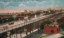 4 Bridges Church Hill, Chesapeake Bay, Campostella Virginia VA Postcards Chrome