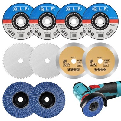 Trennscheiben Set 76mm 10 Stück Metall Stein Holz Keramik Schleifscheiben
