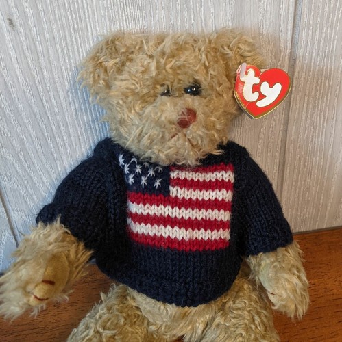 VTG TY bear Let Freedom Ring NWT 1993 - Picture 7 of 7