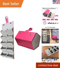 Versatile Hanging Sunglasses Case - Stylish Organizer for Eyewear Collections