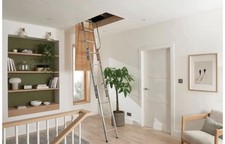 3 Section Loft Ladder with Handrail - 76003