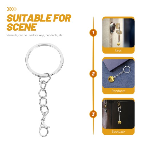 100 Pcs Key Chains for Ladies Accessories Keyring Keychain Women - Picture 12 of 12