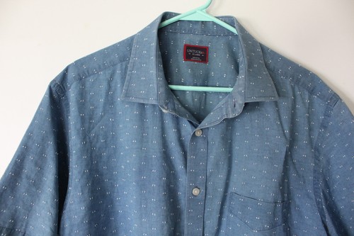 UNTUCKIT XL Short Sleeve Shirt 49" Chest 100% Cotton - Picture 6 of 12