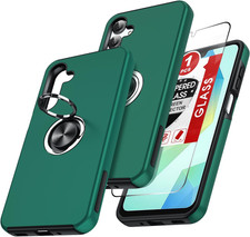 for Samsung Galaxy A16-5G Phone Case with Glass Screen Protector Accessories, Sh