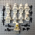 LEGO® Hoth Minifigure Lot Snowtrooper Imperial Star Wars Blasters x9 sw0101