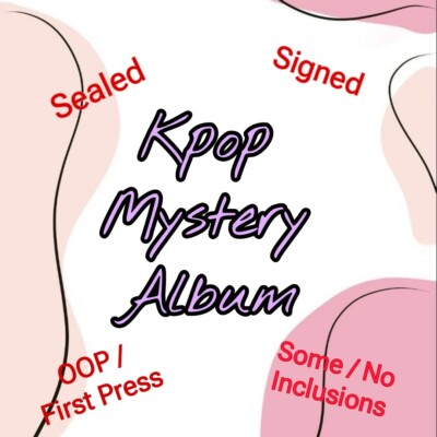 Kpop Mystery Album Box (BTS, Stray Kids, Blackpink, Itzy, MonstaX and more)