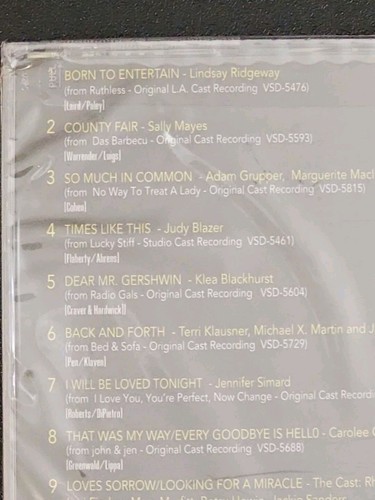 CD The Best Of Off-Broadway Cast Recording Anthology VSD-5856 Varese Sarabande - Picture 5 of 7