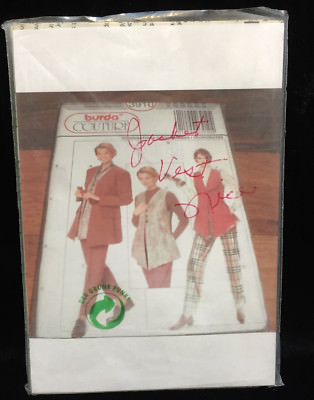 Jacket & Pants Sewing Pattern Size 34 36 38 40 42 44 Misses # 3910 Burda