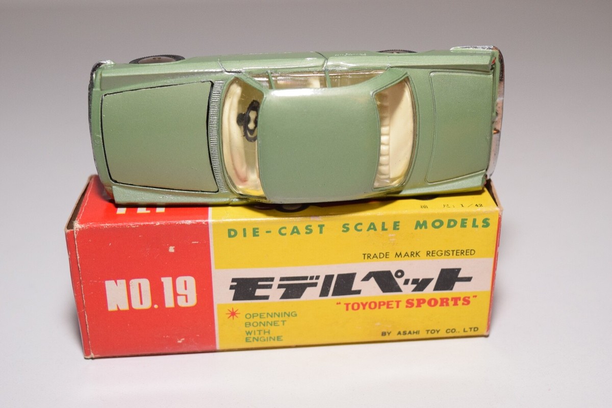 TT 1:40 ASAHI TOY ATC MODEL PET 19 TOYOTA TOYOPET SPORTS MIB