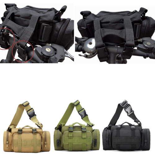 Waterproof Bicycle Handlebar Bag Bike Saddle Bag Frame Rear Front Accessories - Picture 2 of 27