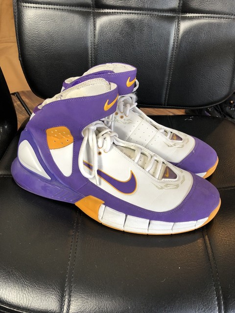 ZOOM Nike Zoom Huarache 2K5 OG 310850-111 All White Kobe Basketball Shoes Discount , Air Jordan 