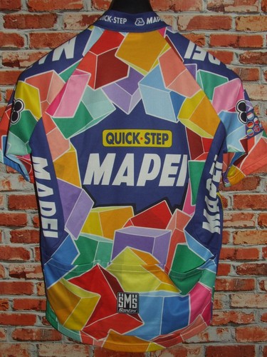 Mapei SANTINI Bike Cycling Jersey Shirt Maillot Cyclism Size L - Picture 2 of 2