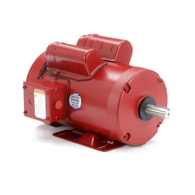 Leeson 110090.00 Electric Motor 2 HP 1725 Rpm 1-PH 230 V 1 Phase 56HZ M6K17FB4M