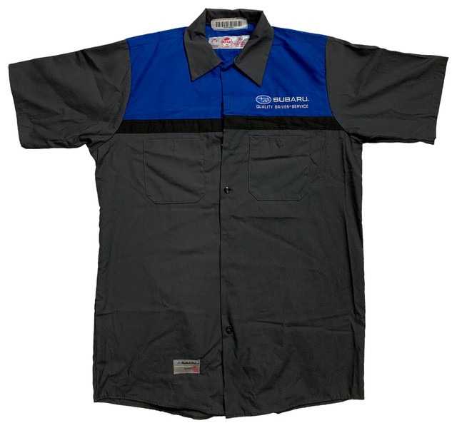 Shirt Technician Auto Mechanic Vintage Work Uniform Fit Used Cintas Red Kap G&K eBay