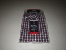 Chaps Regular Fit Flex Collar Long Sleeve Button Up Dress Shirt Size L 16-16.5