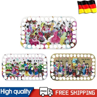 3pcs Thread Storage Tool Craft Storage Holder 34-Hole Cross Stitch Thread Holder