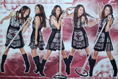 Miley Cyrus / 30 Seconds to Mars - Poster Bravo A3 Bild Plakat