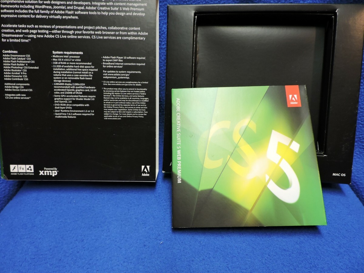 Adobe Creative Suite 5 Web Premium Mac OS 65067540 Adobe Creative Suite 5 Web Premium Mac OS 65067540