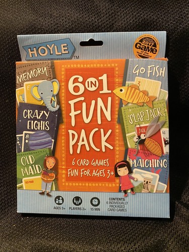 Hoyle Kid's 6 in 1 Fun Pack- Card Games 41187083646 | eBay