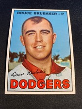 1967 TOPPS BASEBALL #276 BRUCE BRUBAKER!! NICELY CENTERED!! $1 SHIPPING!!