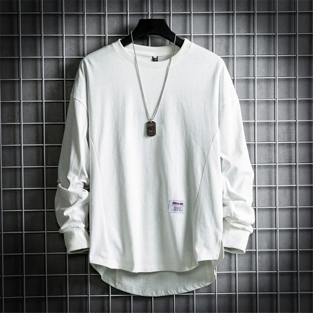 White baggy long hotsell sleeve top