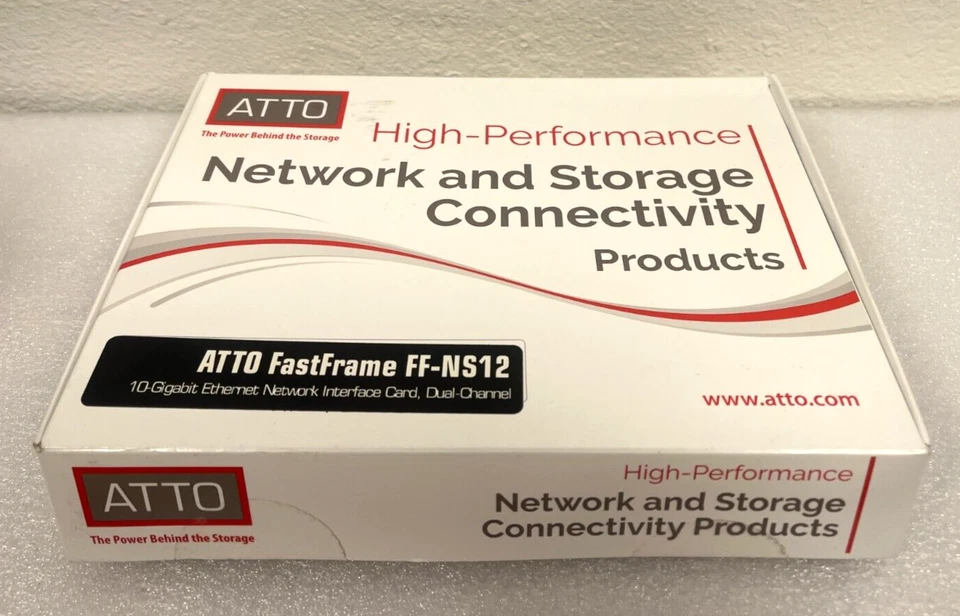 ATTO FastFrame FF-NS12 Dual-Port 10GbE SFP+ PCIe 2.0 (FFRM-NS12-000) - Image 2 of 4